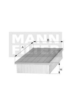 MANN-FILTER C 1760/1 Filtro de aire 124mm, 168mm, Cartucho filtrante C  1760/1